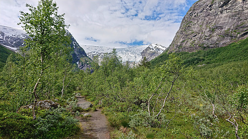 Approaching Bergsetbreen