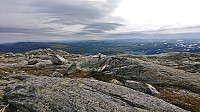 Fallen trig marker at Sørdalsfjellet