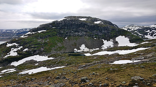 Looking back at Sørdalsfjellet