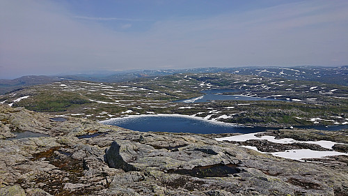 Towards Gavlavatnet from Gavlafjellet