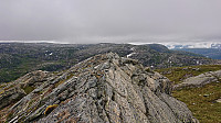 The highest point at Vetlevasseggi