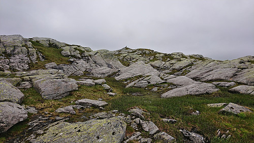 Approaching the summit of Torrisskarfjellet