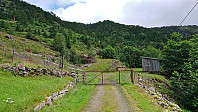 Start of the tractor road