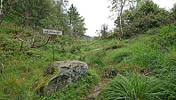 Just below Mjangerssetret