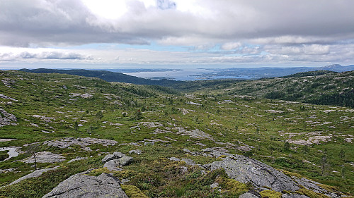 Northwest from the descent