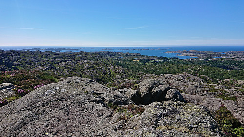 West from the summit of Gåsafjellet