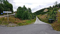 The start of Kvingebakkevegen