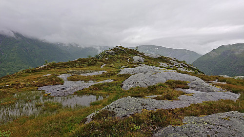 Approaching the summit