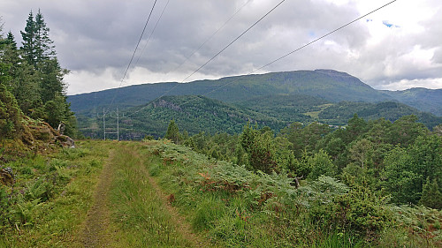 Vesoldo and Tørvikenuten from the tractor road north of the summit