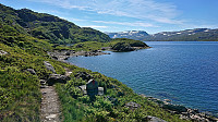 Trail along Stora Volavatnet