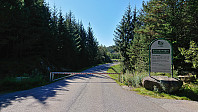 Locked barrier at Svartasmåget