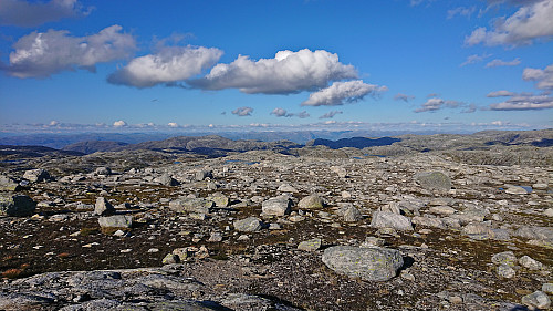 Towards Jostedalsbreen from Sundagsfjellet