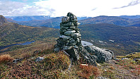 Second cairn at Skamdalshorgi