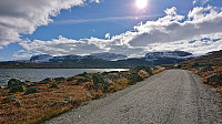 Hardangerjøkulen from Finsevatnet