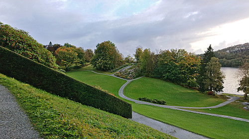 The gardens in front of Gamlehaugen