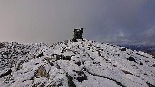 The summit of Slettefjellet