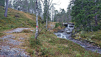 Marked trail to Øyjordsstølen