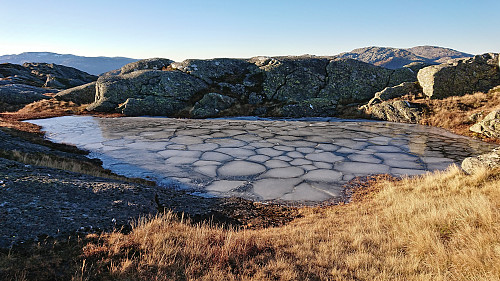 Winter art near the summit of Torefjell