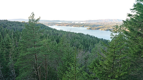 Northwest across Fanafjorden from Kolhushaugen