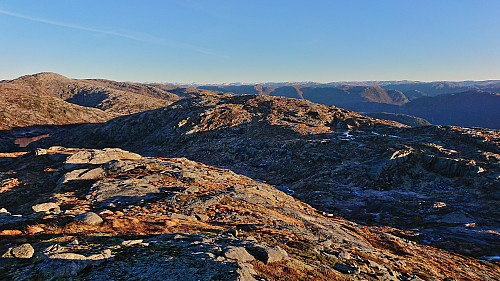 Yndesdalsnakken from the descent from Stendarskarfjellet