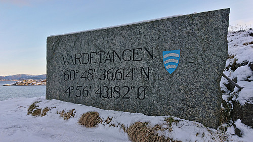 Vardetangen - the westernmost point in mainland Norway!