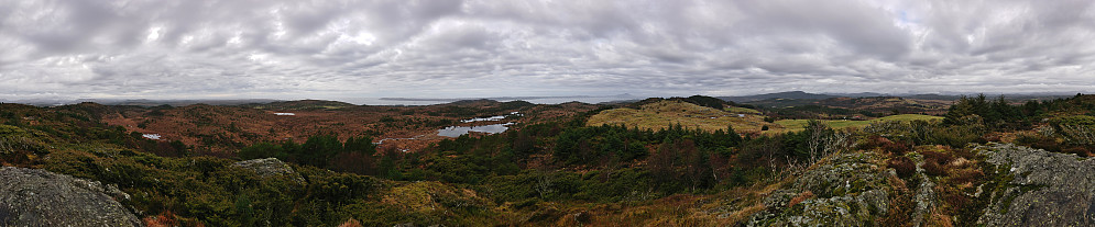 360-degrees view from Nordskogfjellet
