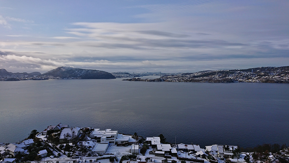 Towards Askøybroen from an alternative viewpoint at Hellen festning