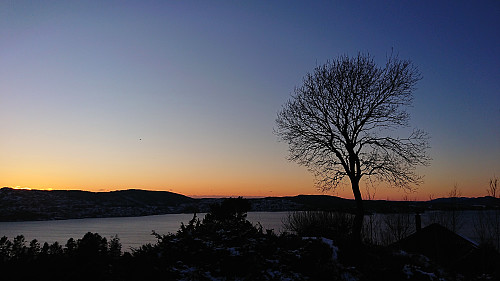 After sunset from above Hellen festning