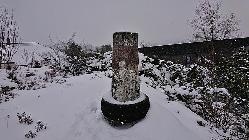 The trig marker at Storåsen på Søreide