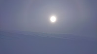 The partially hidden sun