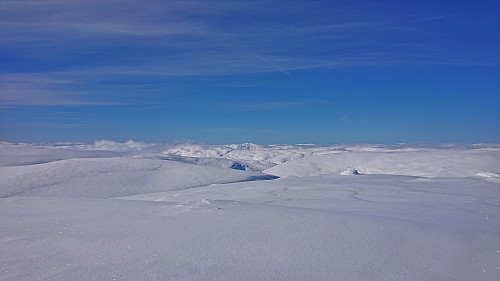 Towards Skjerjavasshovden from Finnbunuten