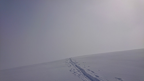 Not the best views at the start of the descent...