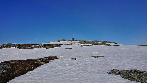 Approaching the summit