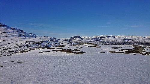 Skamdalshorgi from Gråfjellet with Høgahorgi to the right