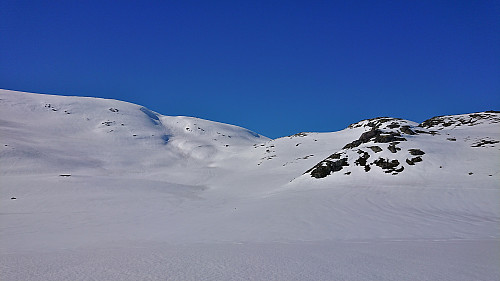 Ascending to the northern end of Rjoandeggi