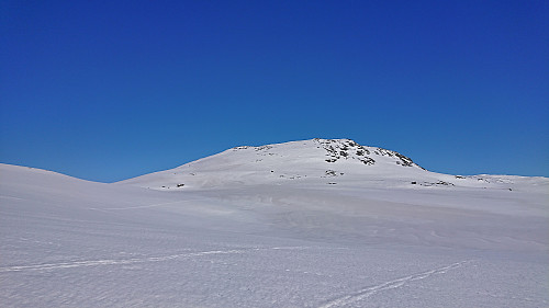 Looking back up at Klevanuten from Klevaskaret