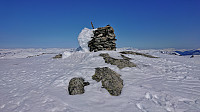 Summit cairn at Øykjafonn