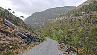 Gravel road to Ljotå
