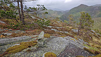 Cairn from the descent