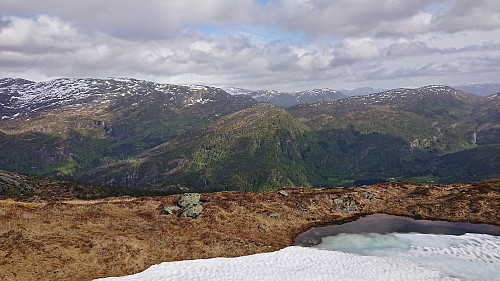 Toppfjellet from the ascent to Raunefjellet