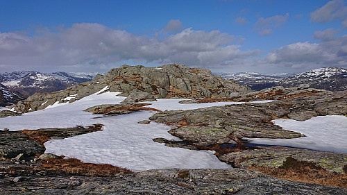 Approaching the summit