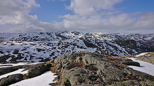 Sørdalsnuten from Raunefjellet