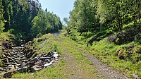 Tractor road to Skjeggedalen