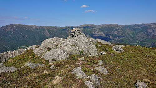 The summit of Skjeggedalsfjellet
