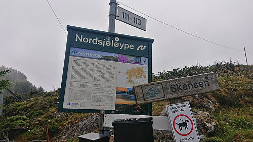 Skansen trailhead