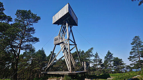The lookout tower at the summit