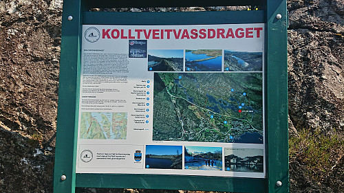 Information sign east of Bekkebruna