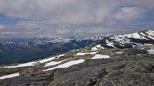 Towards Fotasperrnuten from Manfjellet