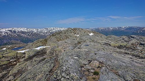 Approaching the northern summit of NØ av Storfjellet