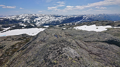 The northern summit at NØ av Storfjellet
